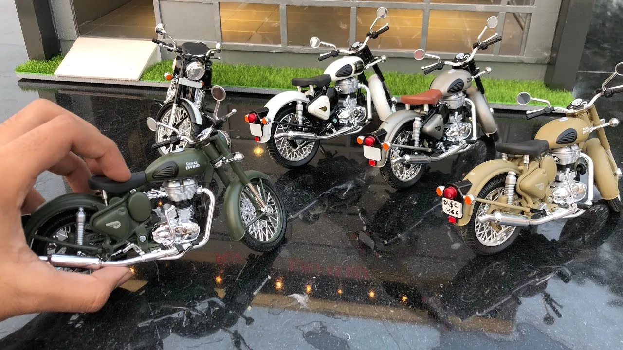 48983 diecast royal enfield bullet model 1