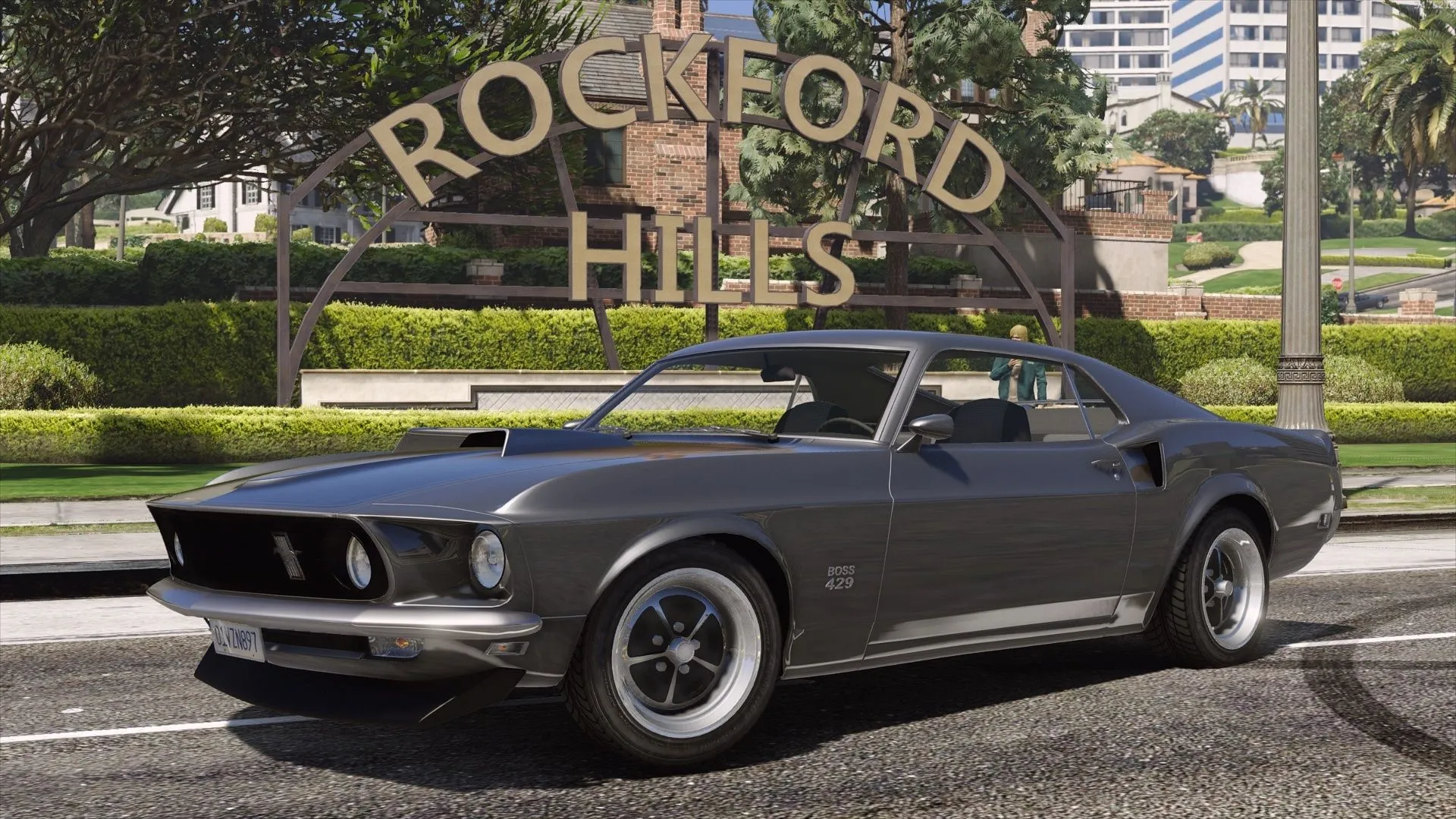 49014 diecast mustang display