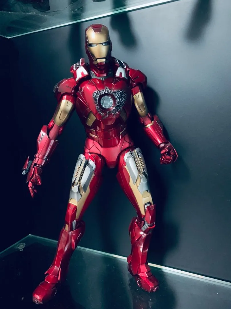 49062 hot toys mark 7 diecast action shot