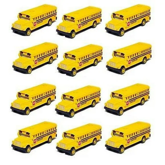 49064 diecast school bus overview