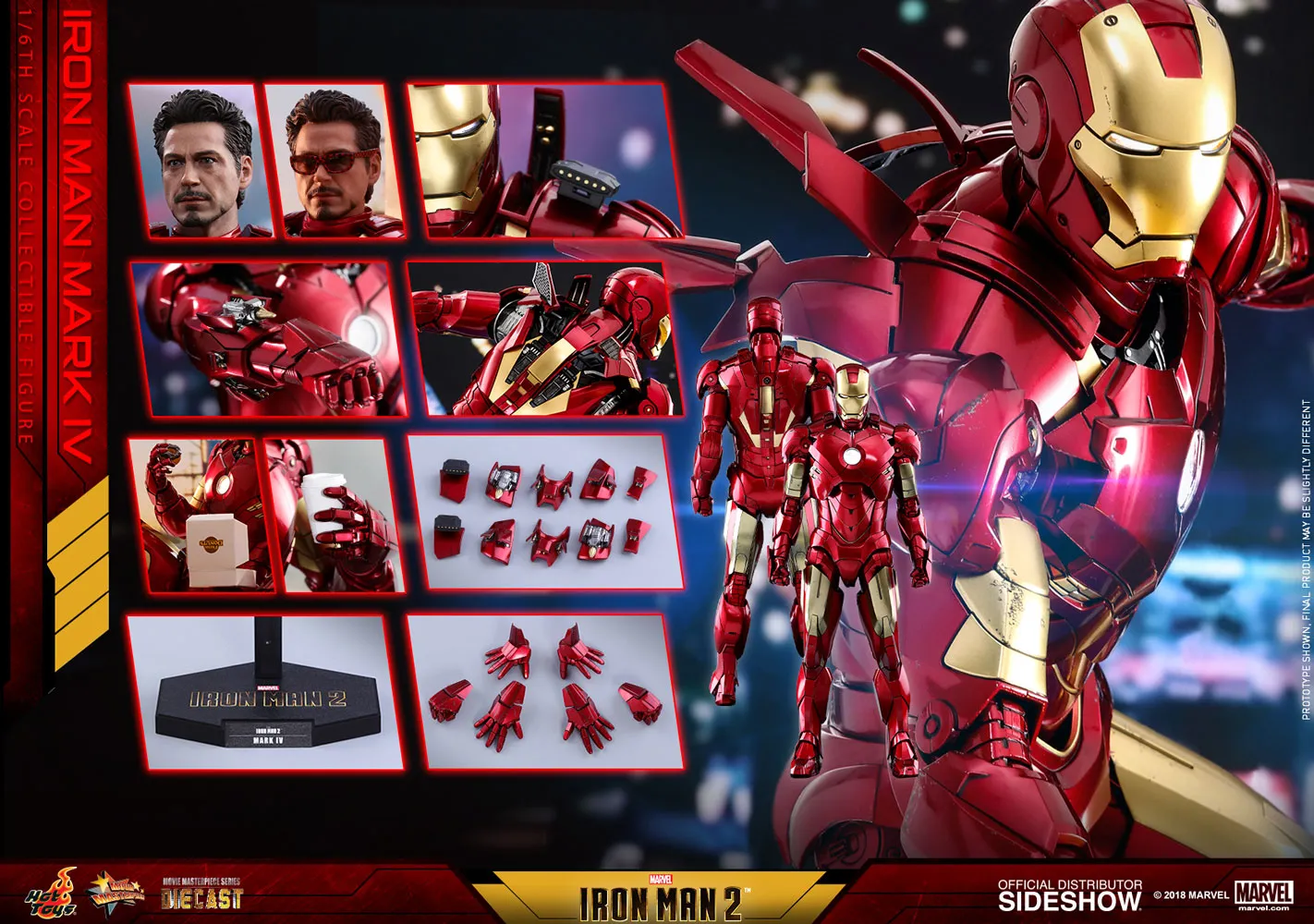 49077 iron man mark iv figure packaging