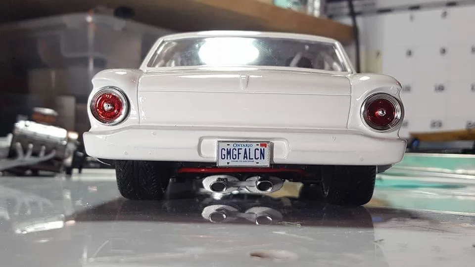 49084 1963 ford falcon diecast engine