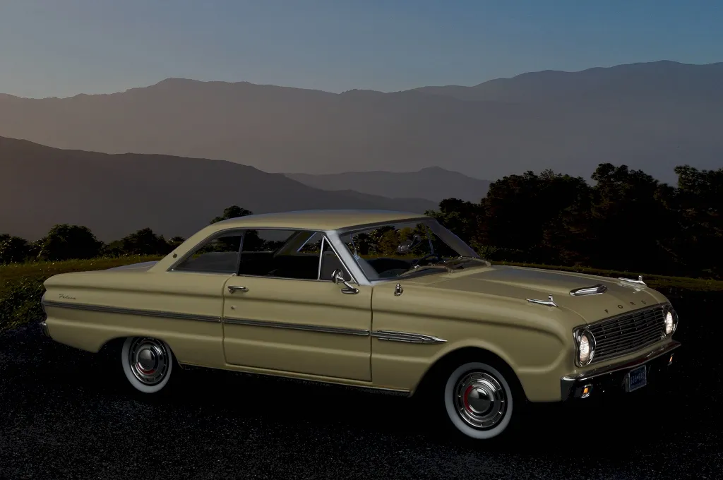 49084 ford falcon diecast wheels