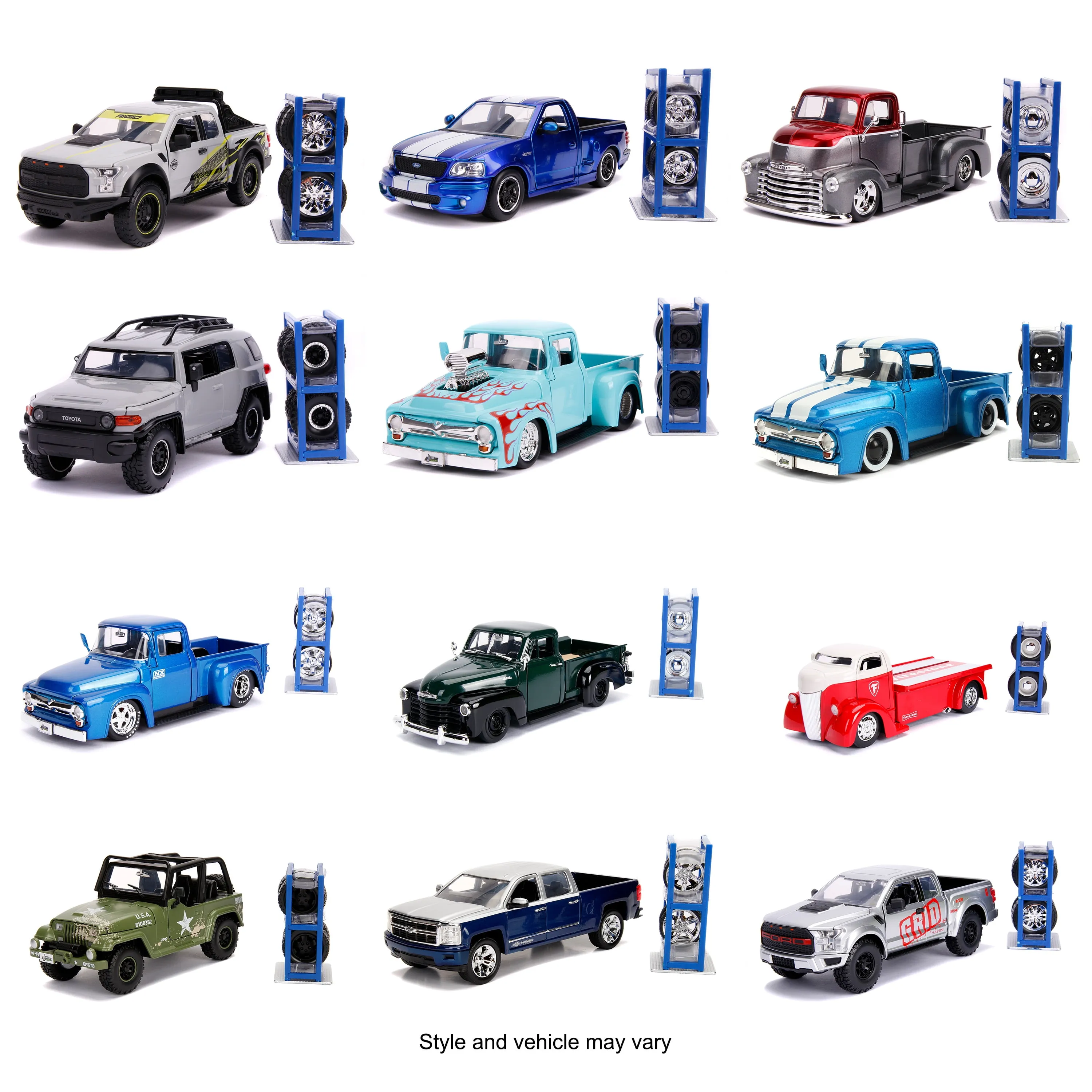 49089 diecast truck display